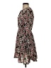 Plastic Island Floral Black Casual Dress Size S - photo 5