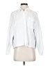 Angela Davis Color Block White Long Sleeve Button-Down Shirt Size S - photo 1