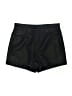 Express 100% Polyester Solid Black Denim Shorts Size 4 - photo 1