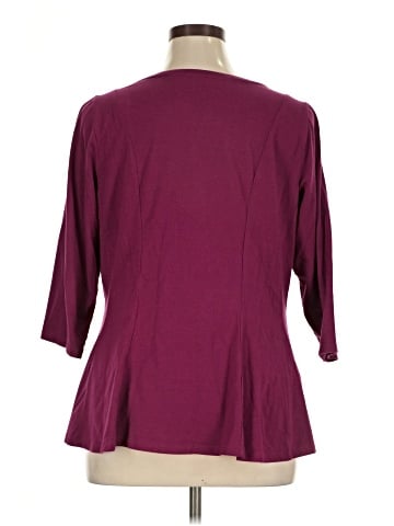 Motto 3/4 Sleeve Top (view 2)