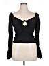 Spring & Mercer Black Long Sleeve Top Size XL - photo 1