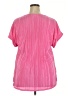 Andree by UNIT 100% Polyester Pink Short Sleeve Blouse Size 2X - photo 2
