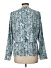 Cooper & Ella 100% Polyester Teal Long Sleeve Blouse Size L - photo 2