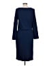 St. John Solid Blue Casual Dress Size 12 - photo 2