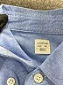 Crewcuts 100% Cotton Solid Blue Long Sleeve Button-Down Shirt Size 10 - photo 3