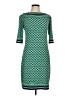 Max Studio Argyle Green Casual Dress Size M - photo 1