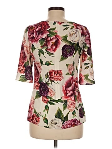 Dolce & Gabbana Short Sleeve Silk Top (view 2)