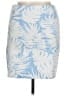 Talbots 100% Polyester Tropical Blue Casual Skirt Size 14 - photo 1