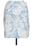 Talbots 100% Polyester Tropical Blue Casual Skirt Size 14 - photo 2