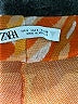 Zara Paisley Orange Casual Pants Size S - photo 7