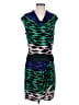BCBGMAXAZRIA Graphic Green Casual Dress Size S - photo 1