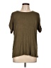 DKNY Brown Short Sleeve Top Size L - photo 1