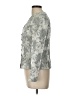 Carmen Marc Valvo 100% Acetate Print Silver Jacket Size 10 - photo 5