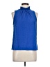 W5 Blue Sleeveless Blouse Size L - photo 1