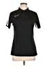 Nike 100% Polyester Black Short Sleeve Top Size L - photo 1