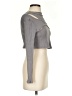 Boohoo Gray Long Sleeve Top Size 4 - photo 4