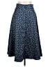 Hutch 100% Polyester Print Blue Casual Skirt Size 10 - photo 1