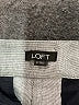 Ann Taylor LOFT Chevron-herringbone Gray Shorts Size 4 - photo 3