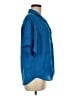 Christian Dior 100% Polyester Blue Vintage Blouse Size 8 - photo 4