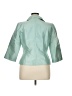 Spenser Jeremy 100% Silk Teal Silk Blazer Size 16 - photo 2