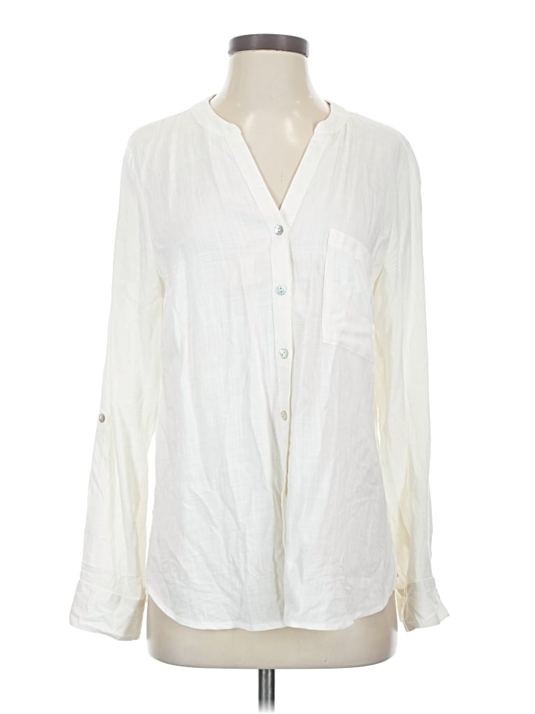 Be Cool Long Sleeve Blouse In White