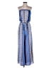 MSK 100% Rayon Blue Jumpsuit Size S - photo 1