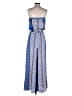 MSK 100% Rayon Blue Jumpsuit Size S - photo 2