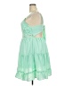 Main Strip 100% Polyester Green Cocktail Dress Size 2X - photo 5