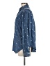 Torrid 100% Tencel Stars Blue Long Sleeve Button-Down Shirt Size Med Plus (00) - photo 5