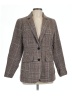Elleven 100% Polyester Tweed Gray Blazer Size L - photo 1
