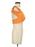 Shein Orange Short Sleeve Top Size 4 - photo 4