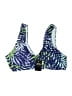 Nanu Print Blue Swimsuit Top Size 1X - photo 1