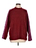 Heartloom Color Block Burgundy Pullover Sweater Size L - photo 1