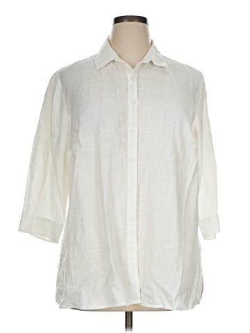 Coldwater Creek 3/4 Sleeve Button-Down Shirt (view 1)