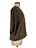 The Reset 100% Polyester Brown 3/4 Sleeve Blouse Size M - photo 4