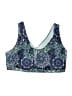 Nanu Paisley Blue Swimsuit Top Size 2X - photo 1