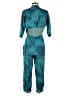 Paradised 100% Rayon Graphic Teal Jumpsuit Size M - photo 2