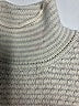 Kinross Solid Ivory Wool Pullover Sweater Size M - photo 3
