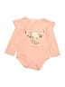 Unbranded Floral Pink Long Sleeve Onesie Size 6-9 mo - photo 1