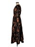 Shein Paisley Black Casual Dress Size 6 - photo 5