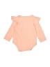 Unbranded Floral Pink Long Sleeve Onesie Size 6-9 mo - photo 2