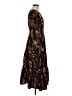 Shein Paisley Black Casual Dress Size 6 - photo 4