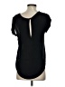 Joie 100% Silk Black Short Sleeve Top Size S - photo 2
