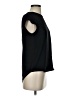 Joie 100% Silk Black Short Sleeve Top Size S - photo 4