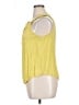 Elle 100% Rayon Yellow Sleeveless Blouse Size XL - photo 5