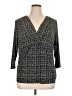 Liz Claiborne Gray 3/4 Sleeve Blouse Size 1X - photo 1