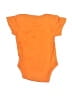 Unbranded Graphic Orange Short Sleeve Onesie Size Newborn - photo 2