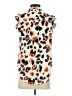 DKNY 100% Polyester Ivory Sleeveless T-Shirt Size S - photo 2