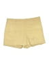 Ann Taylor Solid Yellow Khaki Shorts Size 6 - photo 1