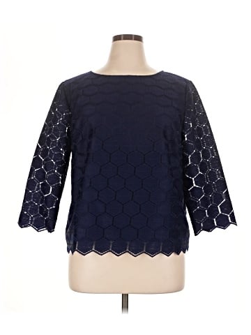 Anne Klein 3/4 Sleeve Top (view 1)